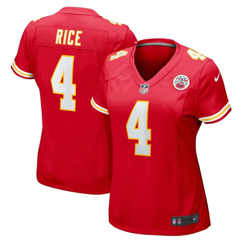 Rashee Rice Kansas City Chiefs Women's Game Jersey - Red discount
