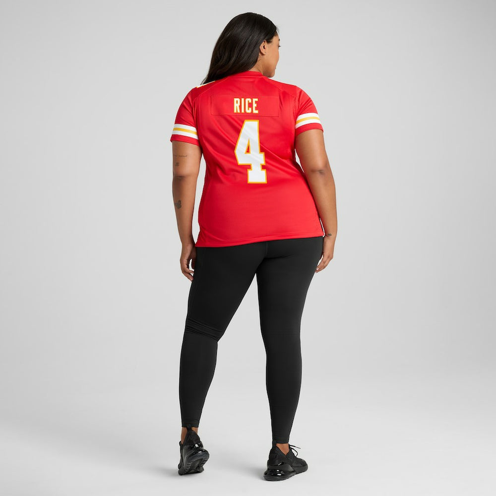 Rashee Rice Kansas City Chiefs Women's Game Jersey - Red discount