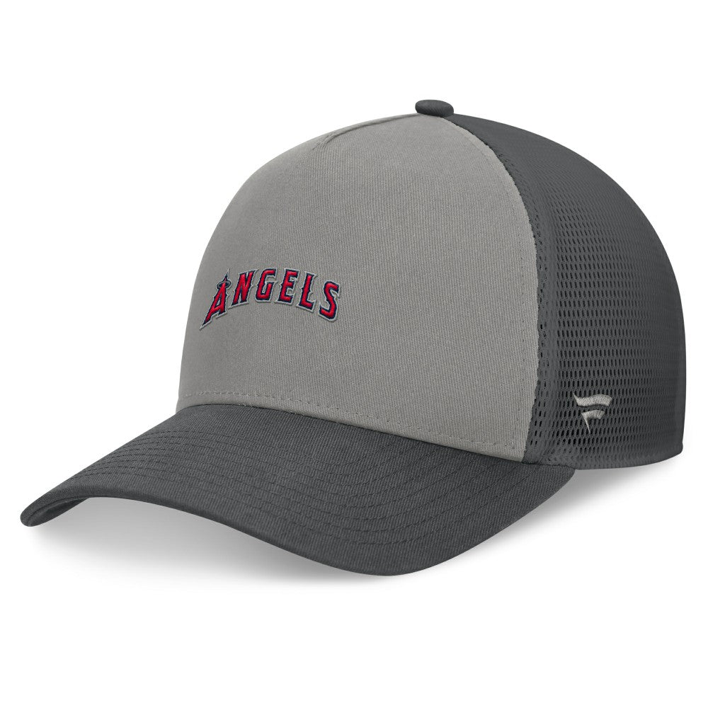 Los Angeles Angels A-Frame Trucker Adjustable Hat Gray/Graphite