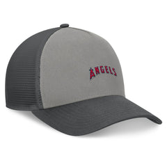 Los Angeles Angels A-Frame Trucker Adjustable Hat Gray/Graphite