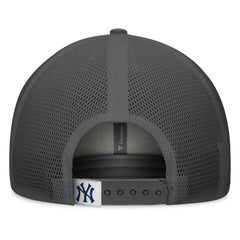 New York Yankees A-Frame Trucker Adjustable Hat Gray/Graphite