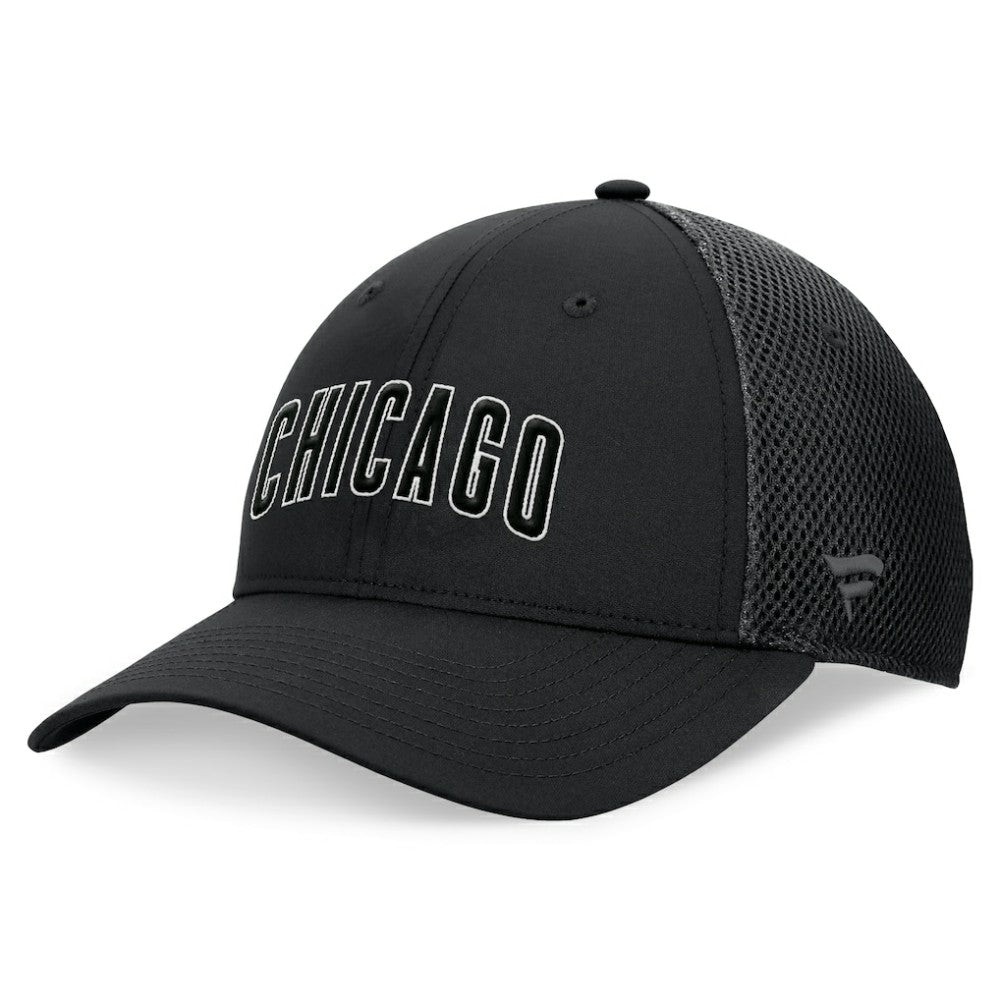 Chicago Cubs Spacer Mesh Flex Hat Black