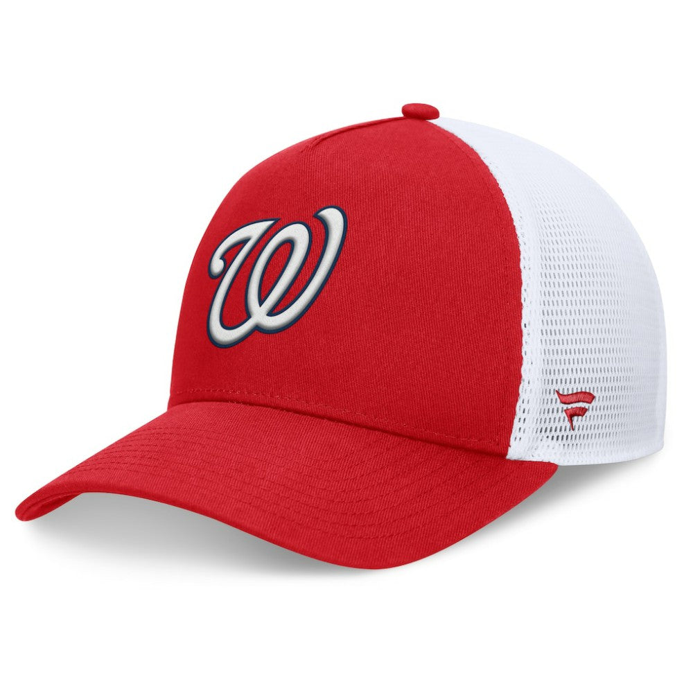 Washington Nationals Fundamental A-Frame Adjustable Hat Red