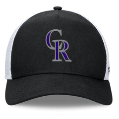Colorado Rockies Fundamental A-Frame Adjustable Hat Black