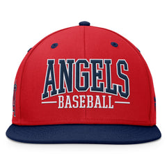 Los Angeles Angels Fundamental Bold Snapback Hat Red/Navy