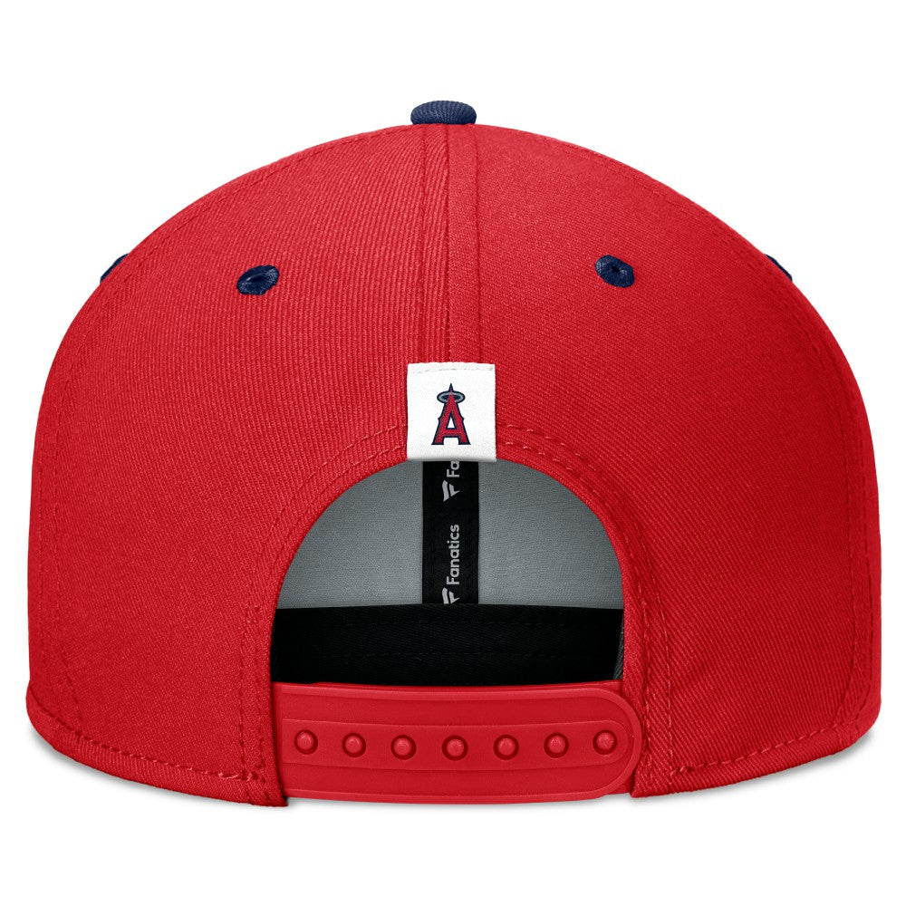 Los Angeles Angels Fundamental Bold Snapback Hat Red/Navy