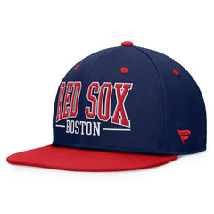 Boston Red Sox Fundamental Bold Snapback Hat Navy/Red