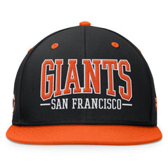 San Francisco Giants Fundamental Bold Snapback Hat Black/Orange