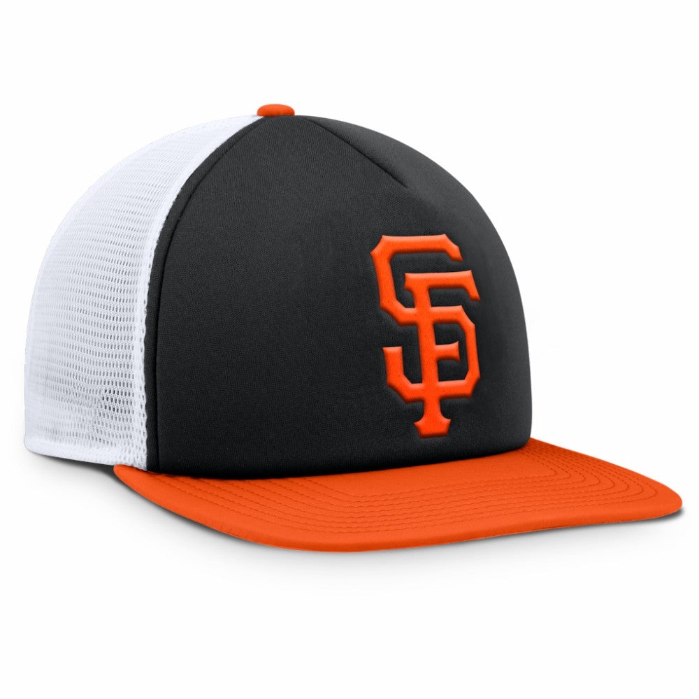 San Francisco Giants Fundamental Foam Front Snapback Hat Black/White