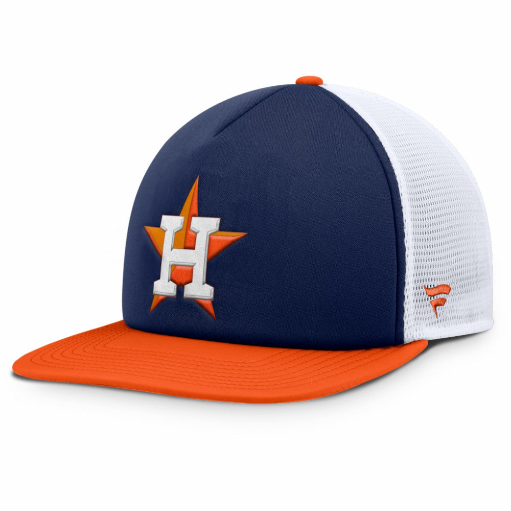 Houston Astros Fundamental Foam Front Snapback Hat Navy/White