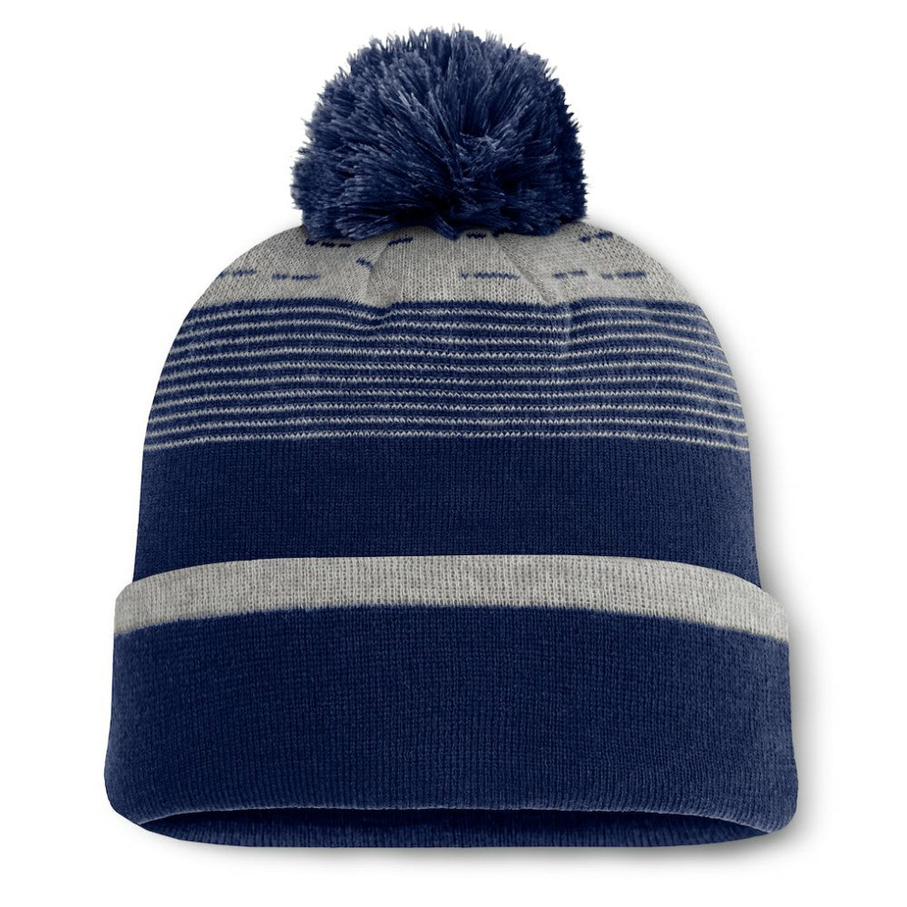 Houston Astros Fundamental Gradient Cuffed Knit Hat with Pom Navy