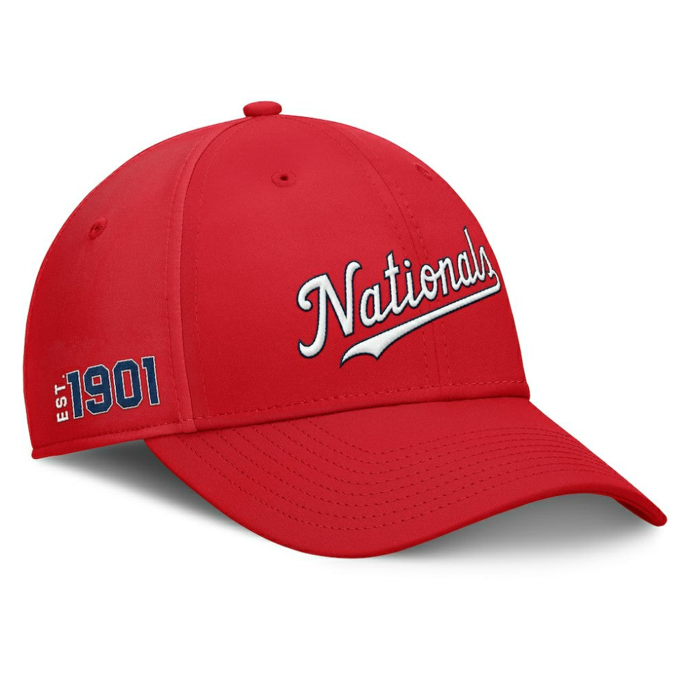 Washington Nationals Fundamental Tag Flex Hat Red