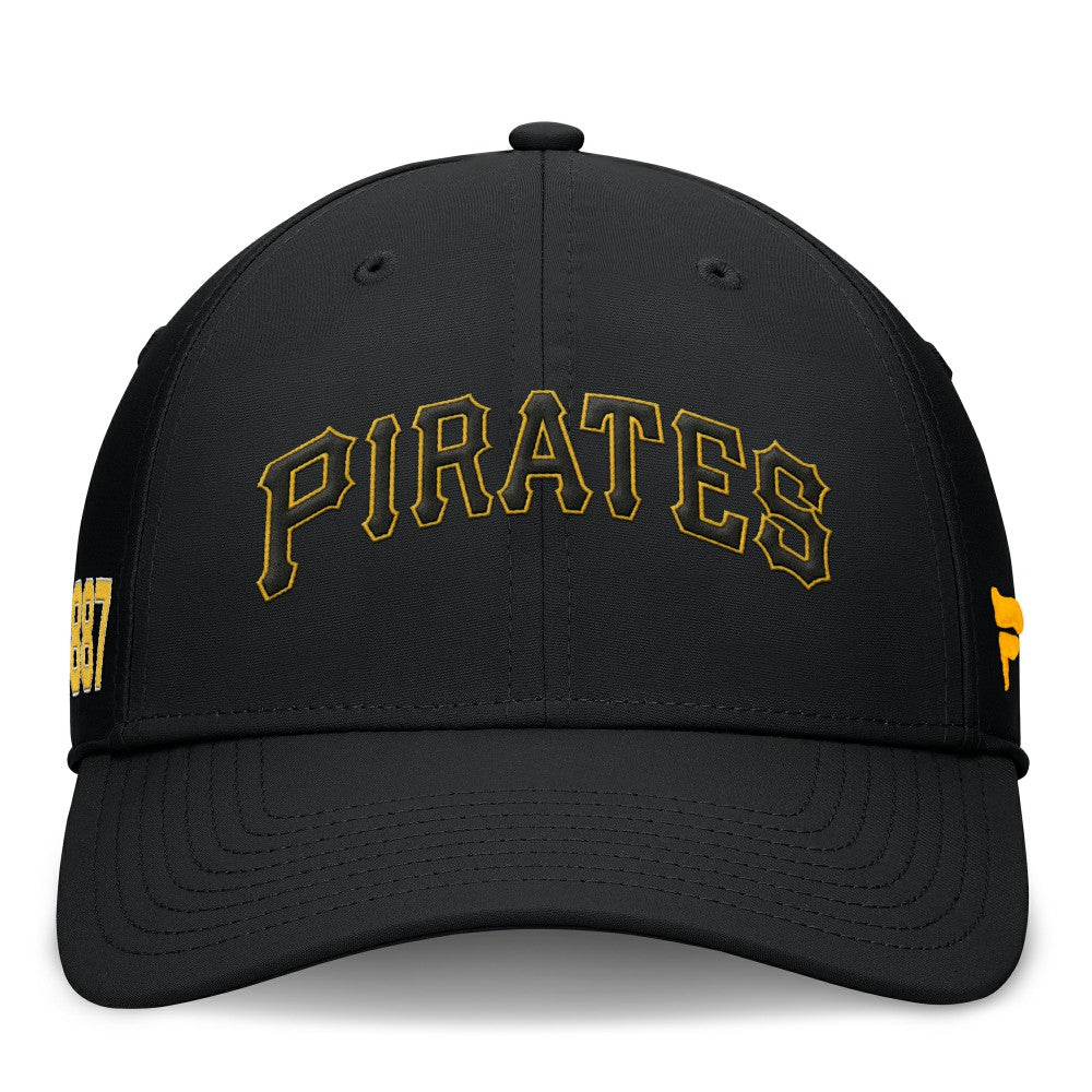 Pittsburgh Pirates Fundamental Tag Flex Hat Black