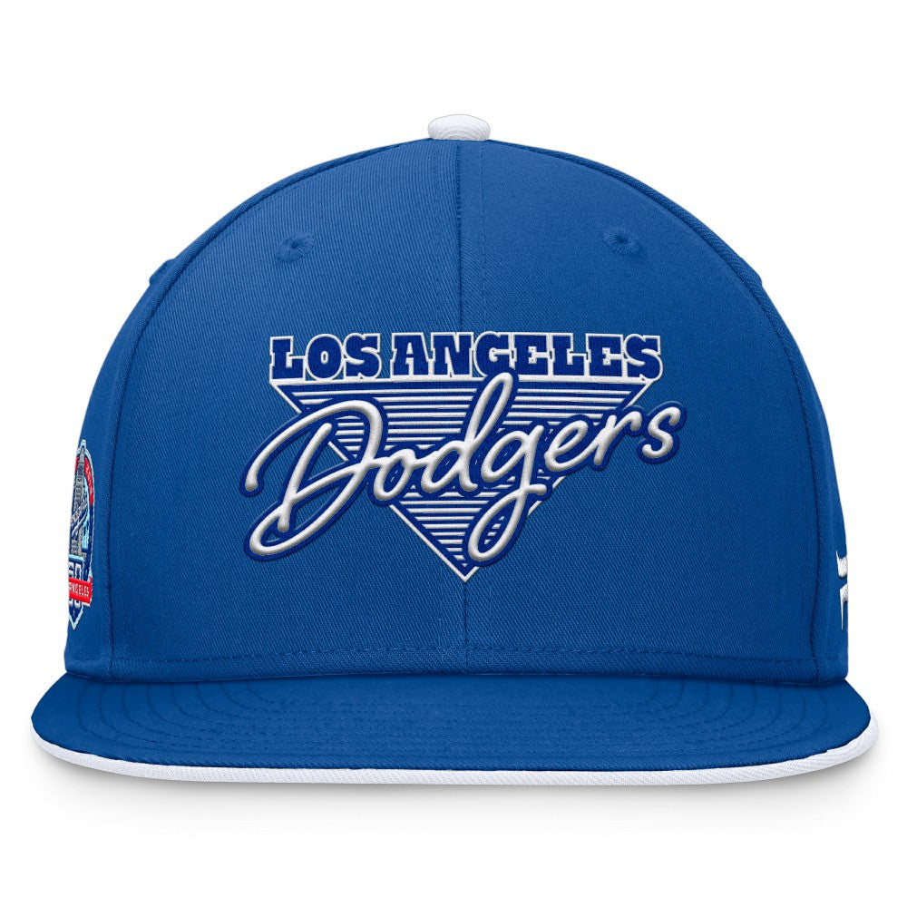 Los Angeles Dodgers Fundamental Tri-Script Fitted Hat Royal