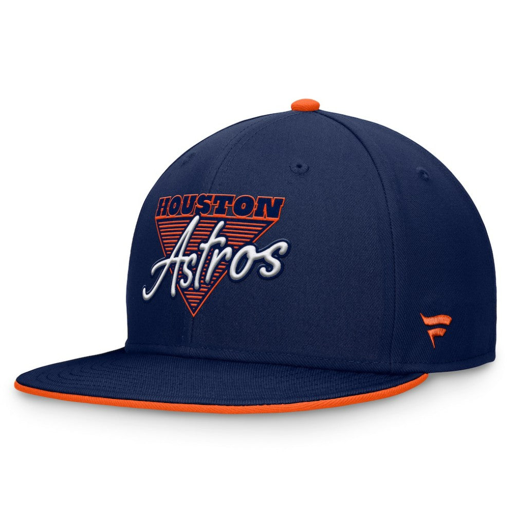 Houston Astros Fundamental Tri-Script Fitted Hat Navy