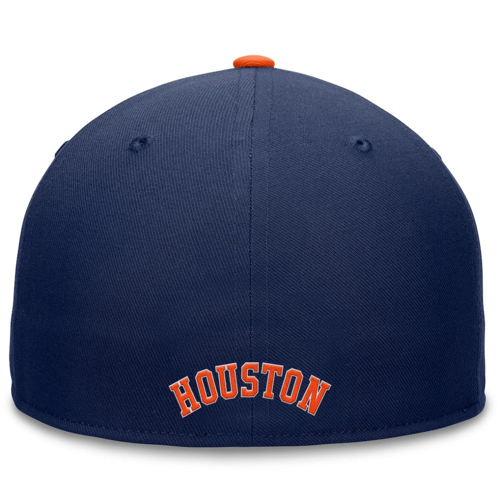 Houston Astros Fundamental Tri-Script Fitted Hat Navy