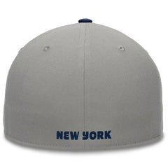 New York Yankees Fundamental Two-Tone Fitted Hat Gray