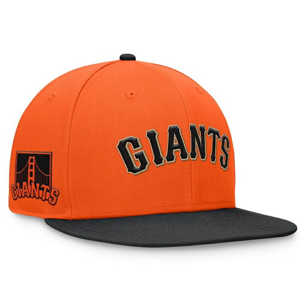 San Francisco Giants Fundamental Two-Tone Fitted Hat Orange/Black