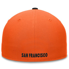 San Francisco Giants Fundamental Two-Tone Fitted Hat Orange/Black