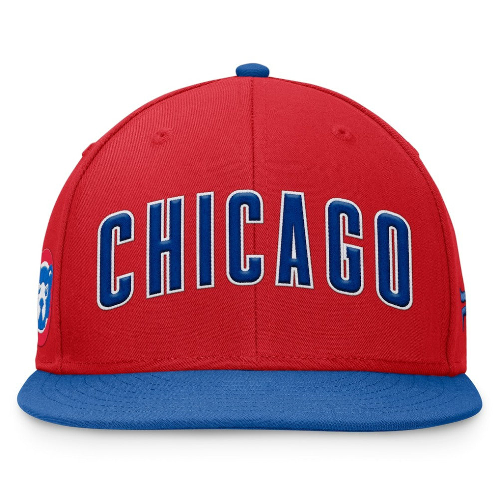 Chicago Cubs Fundamental Two-Tone Fitted Hat Red