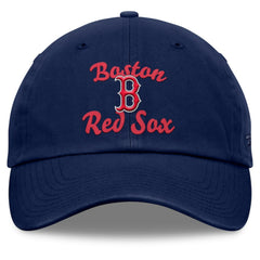 Boston Red Sox Women's Fundamental Script Logo Adjustable Hat Navy