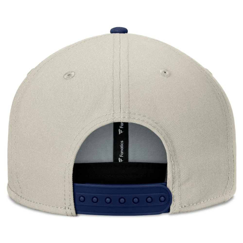 Tampa Bay Rays Team Two-Tone Snapback Hat Khaki/Navy