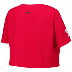 Philadelphia Phillies Pro Standard Women's Made To Play Boxy Cropped T-Shirt Red
