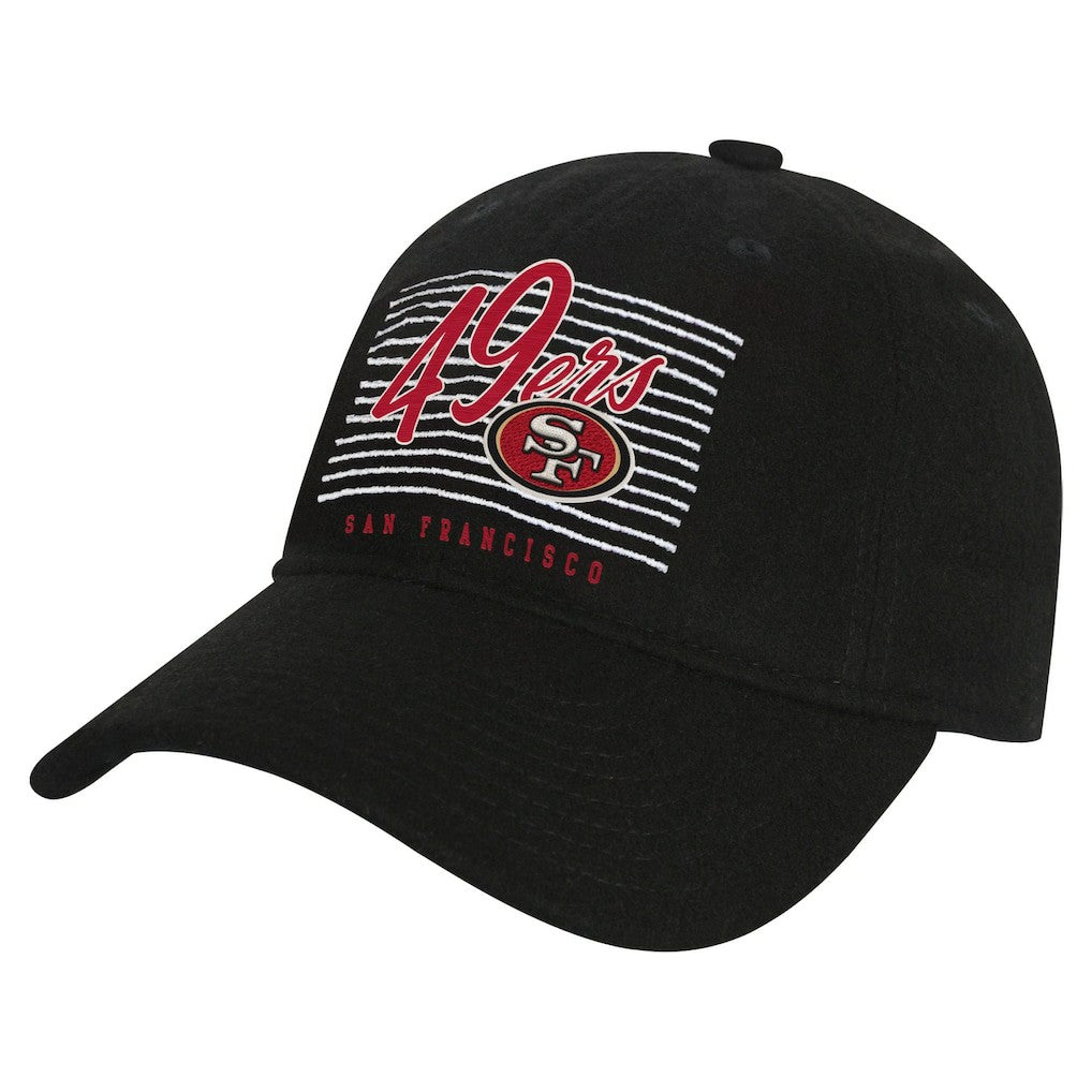 San Francisco 49ers Youth Retro Wooly Adjustable Hat - Black for sale