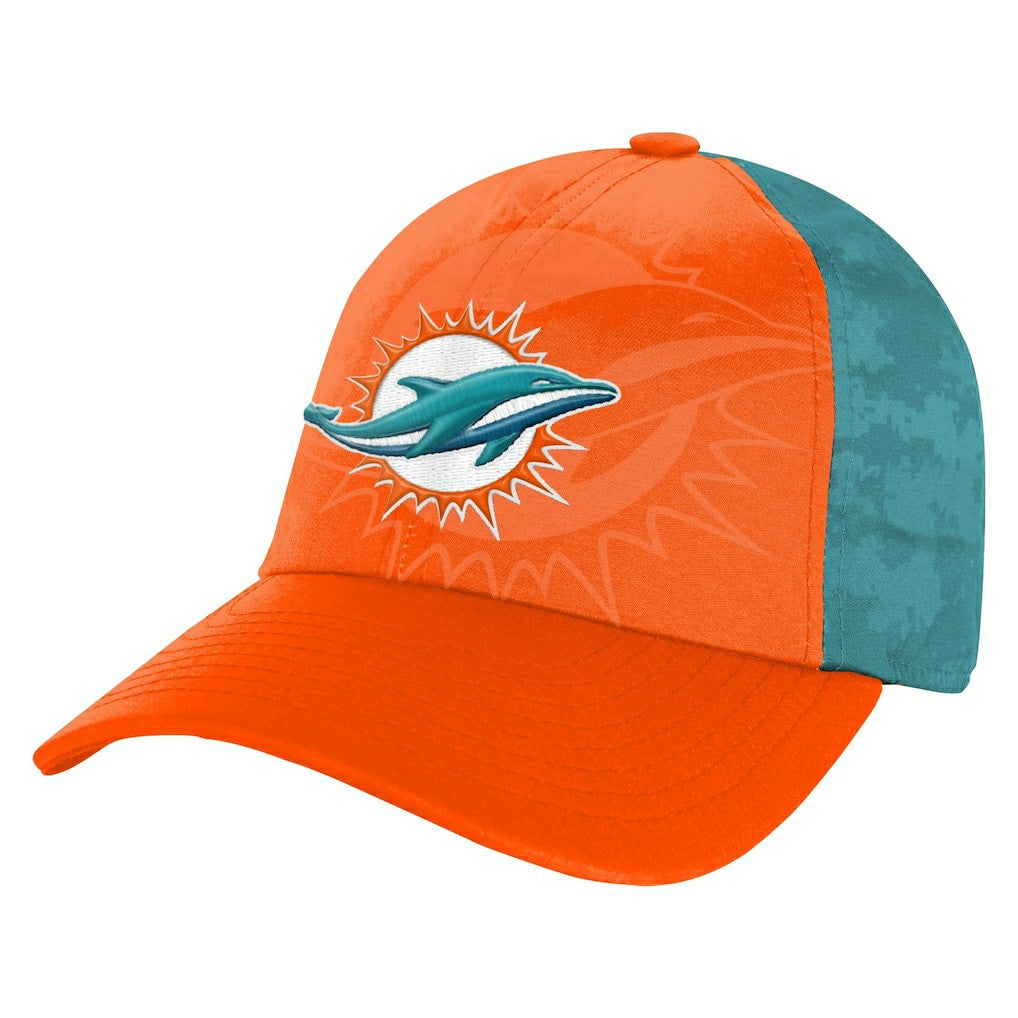 Miami Dolphins Youth Combine Two-Tone Adjustable Hat - Orange/Aqua outlet