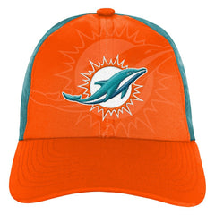 Miami Dolphins Youth Combine Two-Tone Adjustable Hat - Orange/Aqua outlet