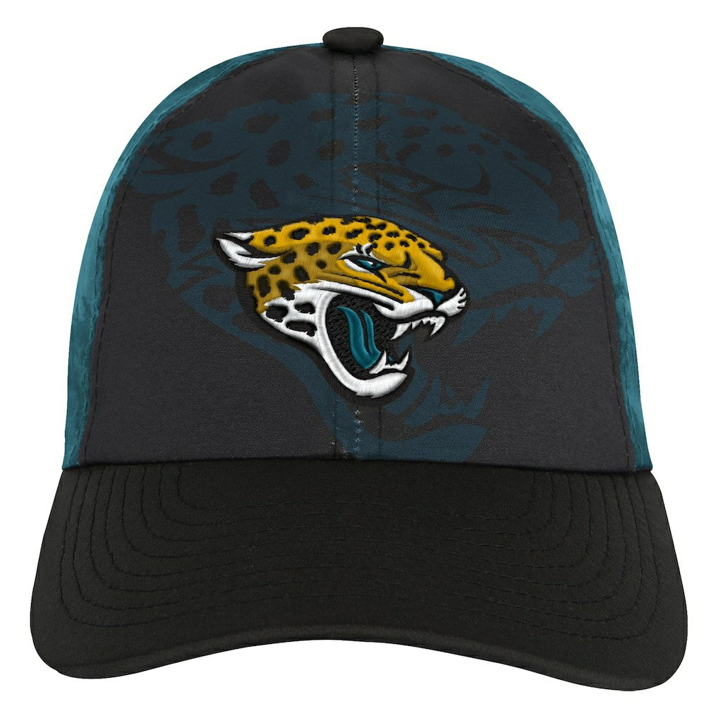 Jacksonville Jaguars Youth Combine Two-Tone Adjustable Hat - Black/Teal outlet