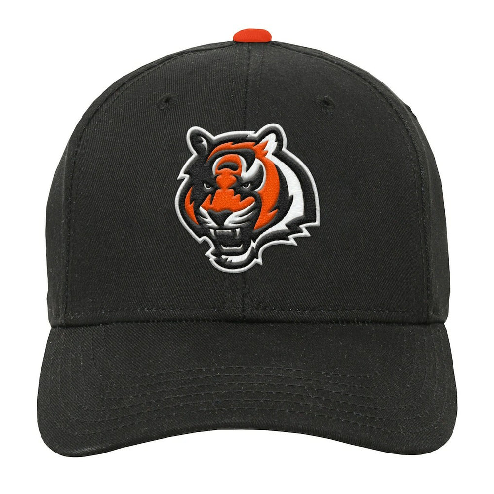 Cincinnati Bengals Youth Team Pre-Curved Adjustable Hat - Black cheap