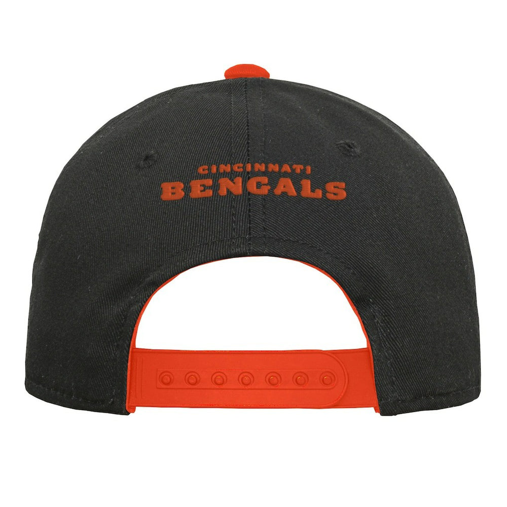 Cincinnati Bengals Youth Team Pre-Curved Adjustable Hat - Black cheap