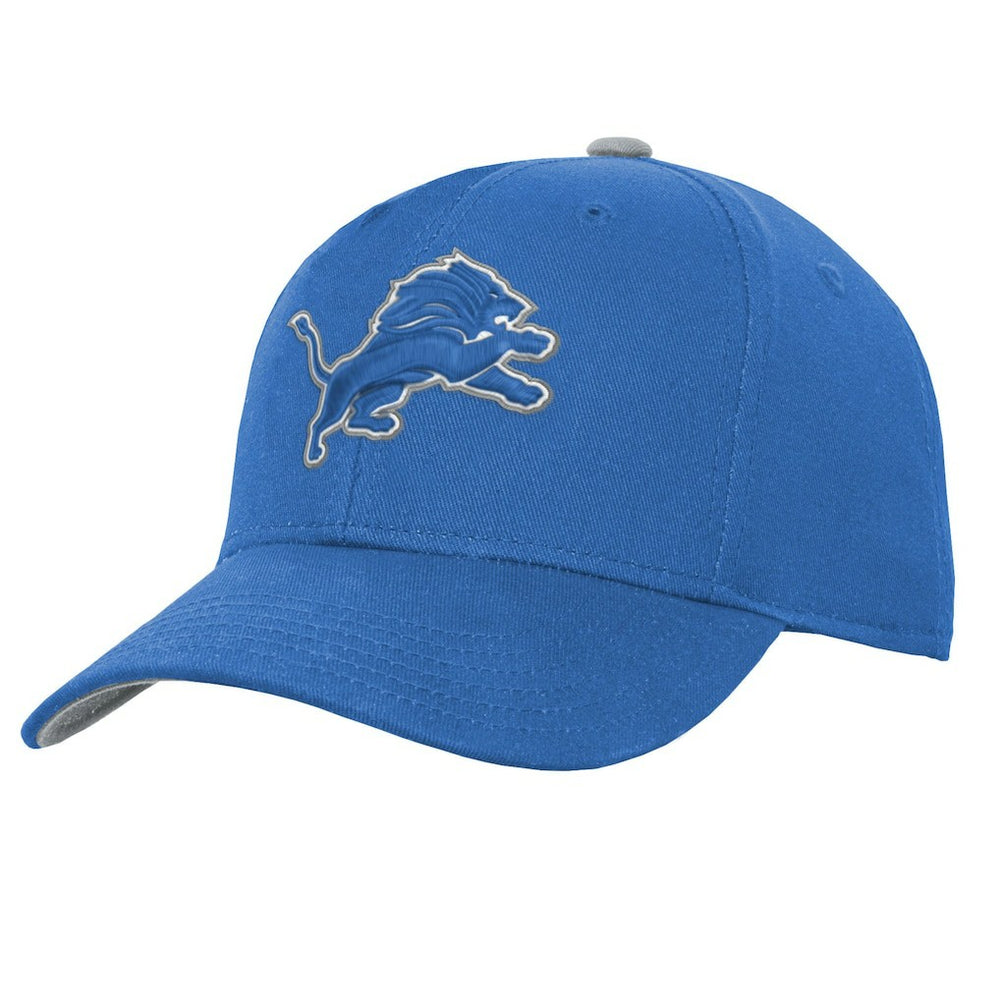 Detroit Lions Youth Team Pre-Curved Adjustable Hat - Blue online