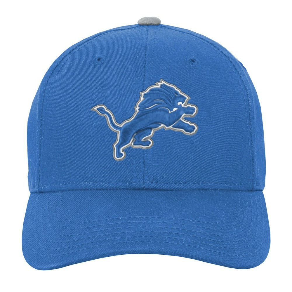 Detroit Lions Youth Team Pre-Curved Adjustable Hat - Blue online