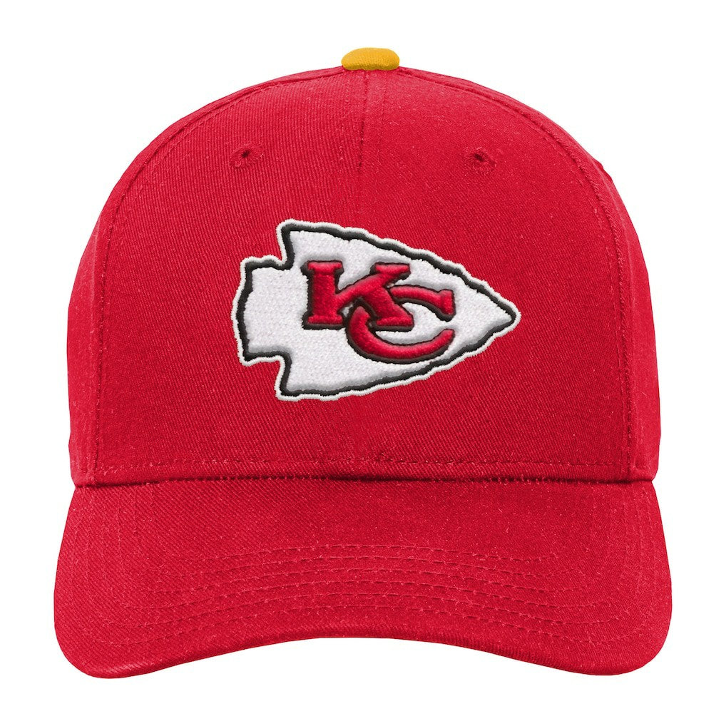 Kansas City Chiefs Youth Team Pre-Curved Adjustable Hat - Red online