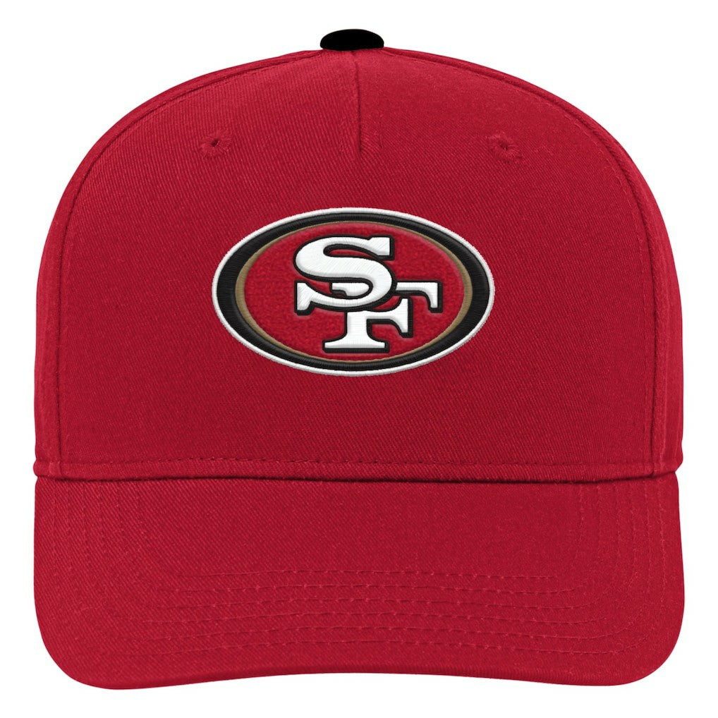 San Francisco 49ers Youth Team Pre-Curved Adjustable Hat - Scarlet online