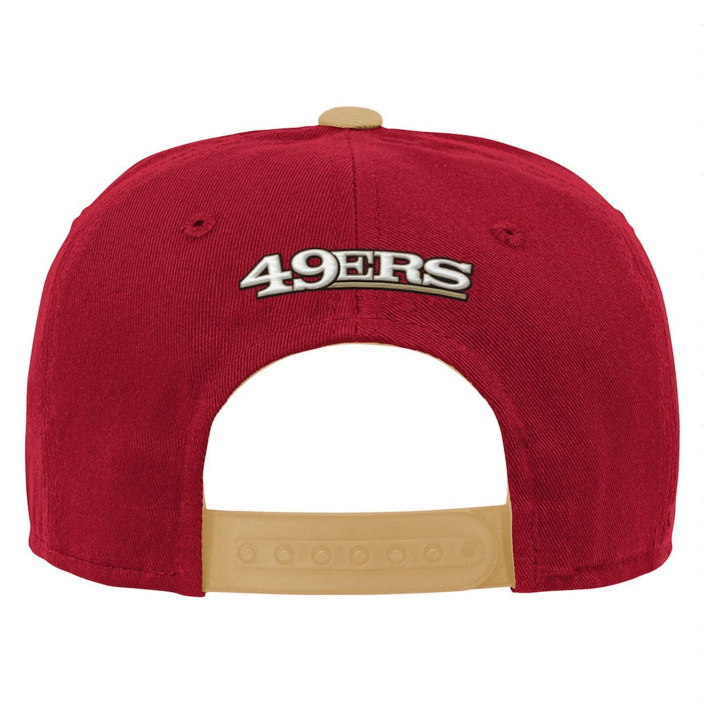 San Francisco 49ers Youth Team Pre-Curved Adjustable Hat - Scarlet online