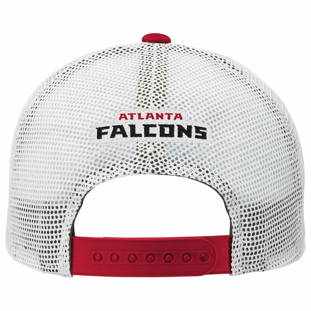 Atlanta Falcons Youth Core Lockup Trucker Adjustable Hat - Red for sale