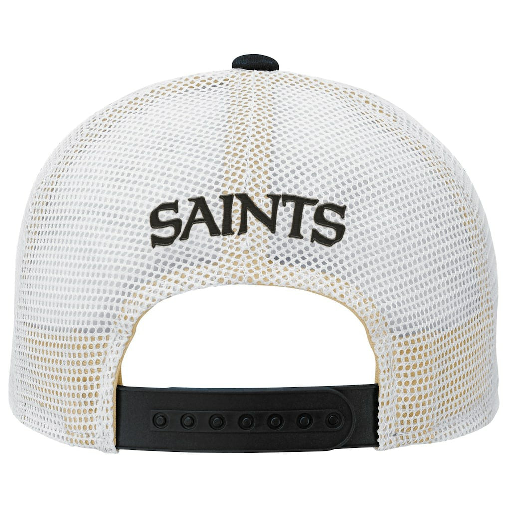 New Orleans Saints Youth Core Lockup Trucker Adjustable Hat - Black online