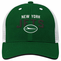 New York Jets Youth Core Lockup Trucker Adjustable Hat - Green discount