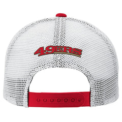 San Francisco 49ers Preschool Core Lockup Trucker Adjustable hat - Scarlet discount