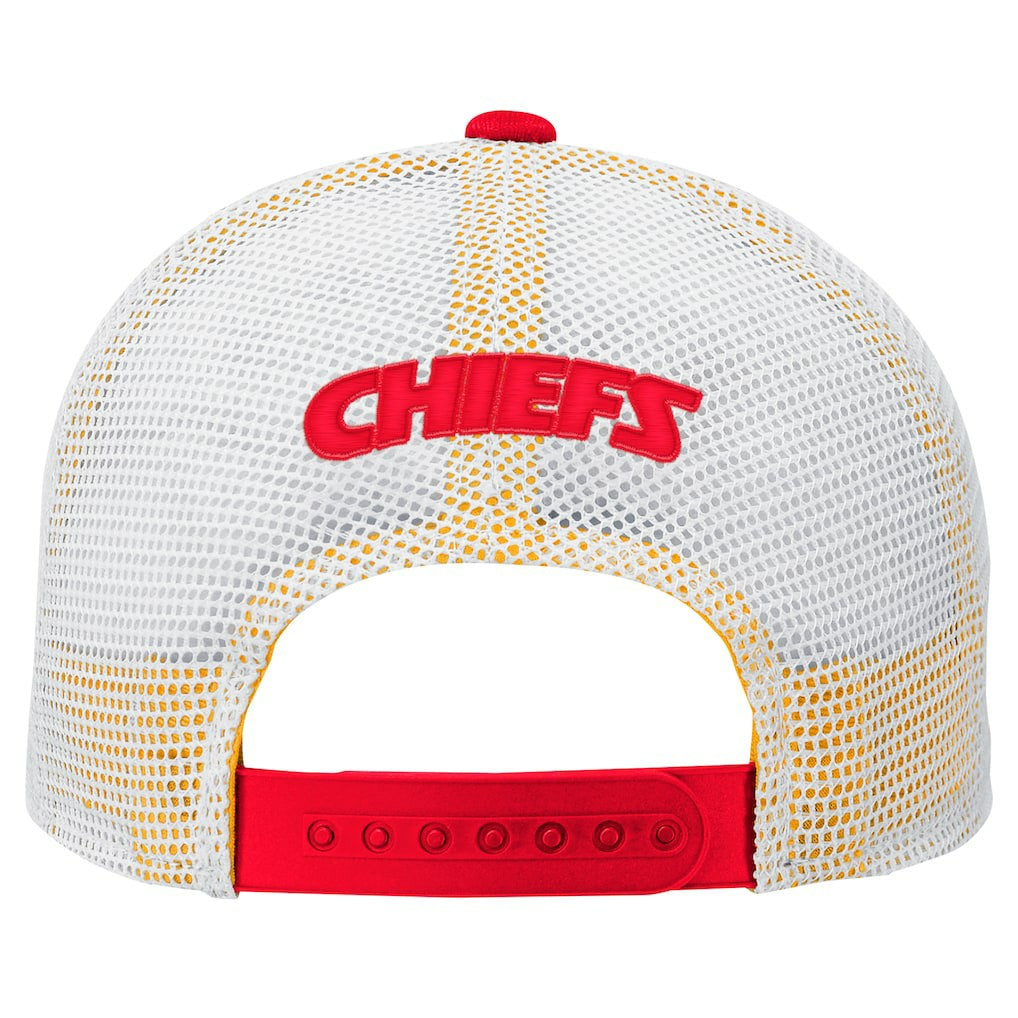 Kansas City Chiefs Preschool Core Lockup Trucker Adjustable hat - Red for sale