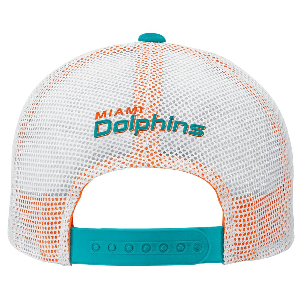 Miami Dolphins Preschool Core Lockup Trucker Adjustable hat - Aqua on sale