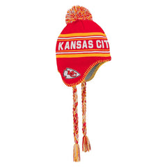 Kansas City Chiefs Preschool Jacquard Tassel Knit Hat with Pom - Red outlet
