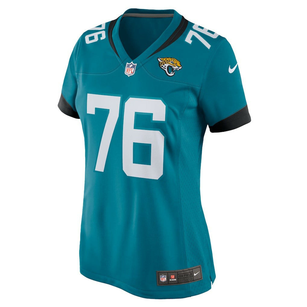 Ezra Cleveland Jacksonville Jaguars Women's Game Jersey - Teal outlet