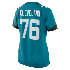 Ezra Cleveland Jacksonville Jaguars Women's Game Jersey - Teal outlet