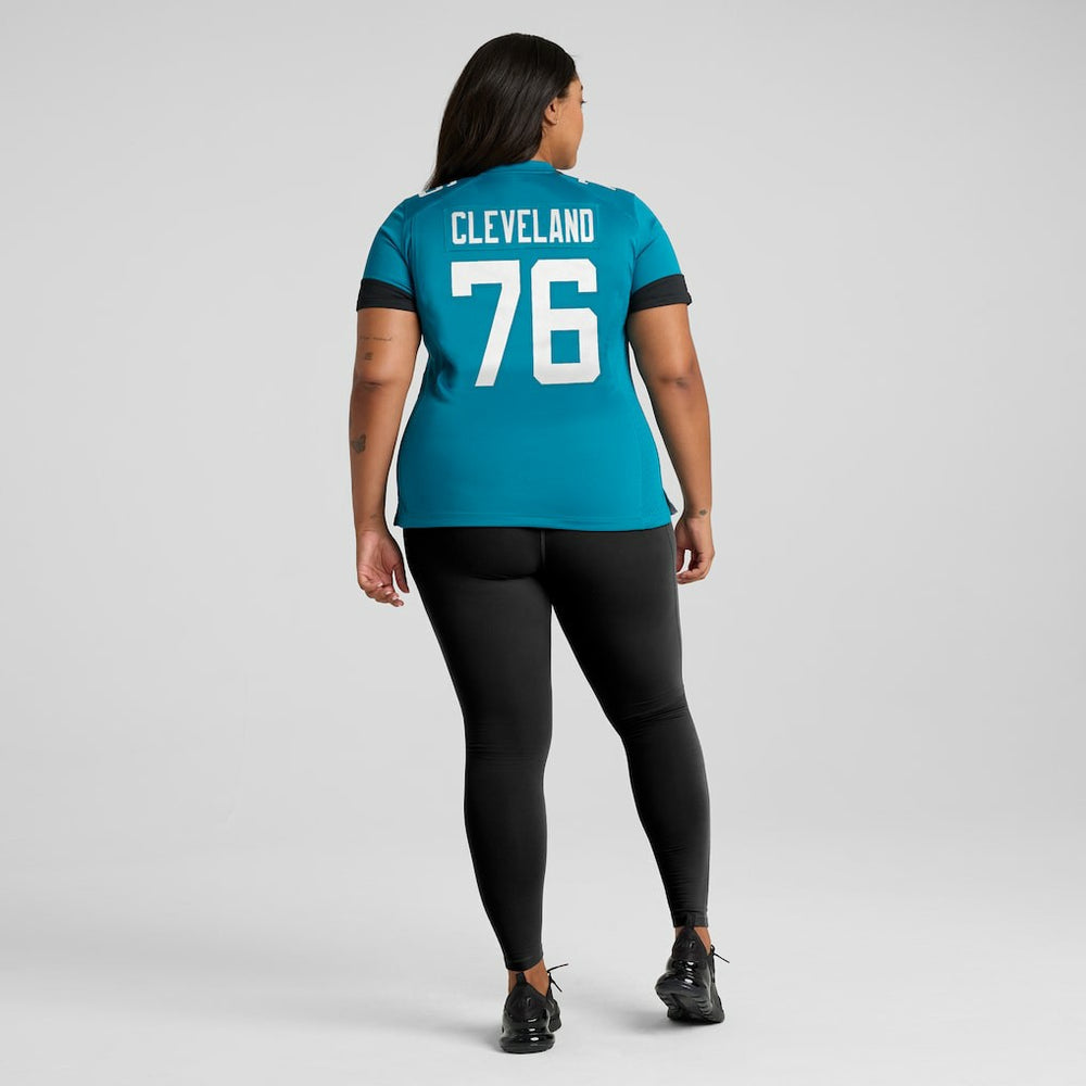 Ezra Cleveland Jacksonville Jaguars Women's Game Jersey - Teal outlet