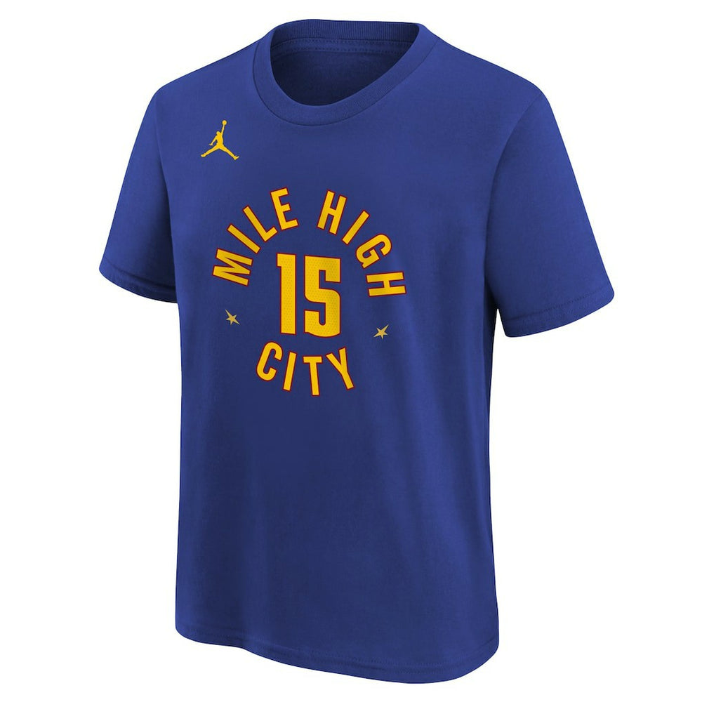 Nikola Jokic Denver Nuggets Jordan Brand Youth Statement Edition Name & Number T-Shirt sale - Blue online