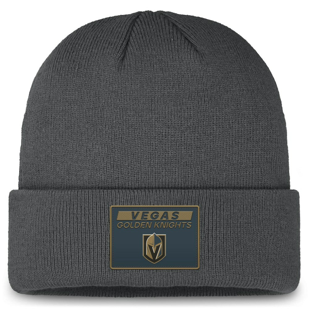 Vegas Golden Knights Fanatics Authentic Pro Cuffed Knit Hat - Gray Hats